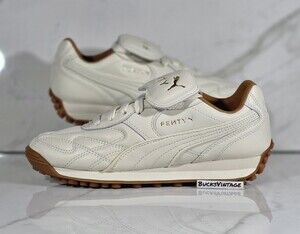 PUMA Avanti VL X FENTY Warm White Leather Sneakers Women's Size 6.5 399267-02
